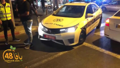  فيديو: سيارة شرطة تدهس راكب دراجة هوائية وسط يافا 